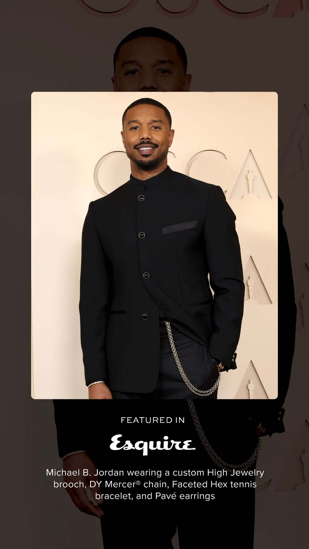 Michael B. Jordan 以奥斯卡影帝身份出席本届奥斯卡颁奖典礼及名利