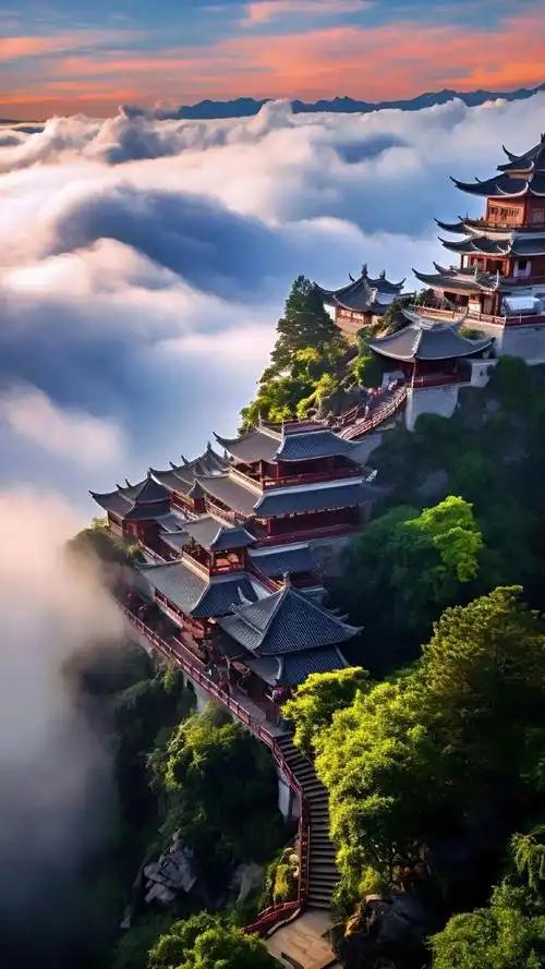 上联：云山古寺钟声远；
------平平仄仄平平仄
下联：？？（小林邀友赐对）