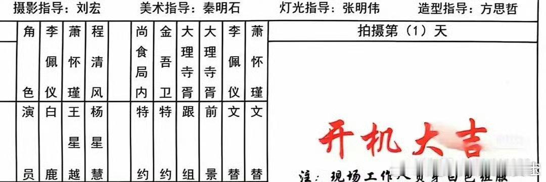 白鹿青雾风鸣出妆路透  白鹿王星越青雾风鸣开机   白鹿新剧今天开机，已经出妆啦