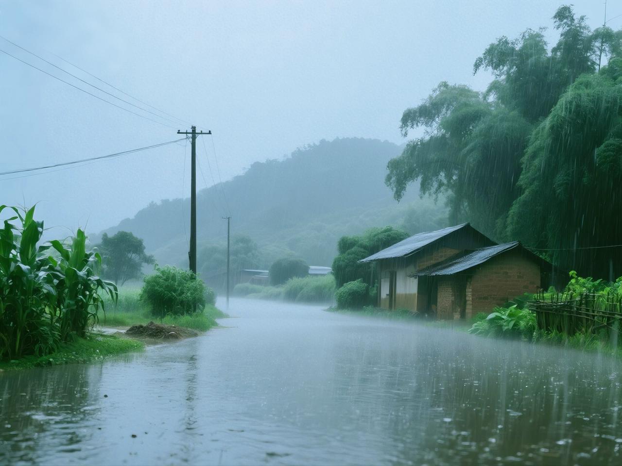 六月的雨
 
六月的雨，总是来得猝不及防，像少年没说出口的心事，说来就来，一下就