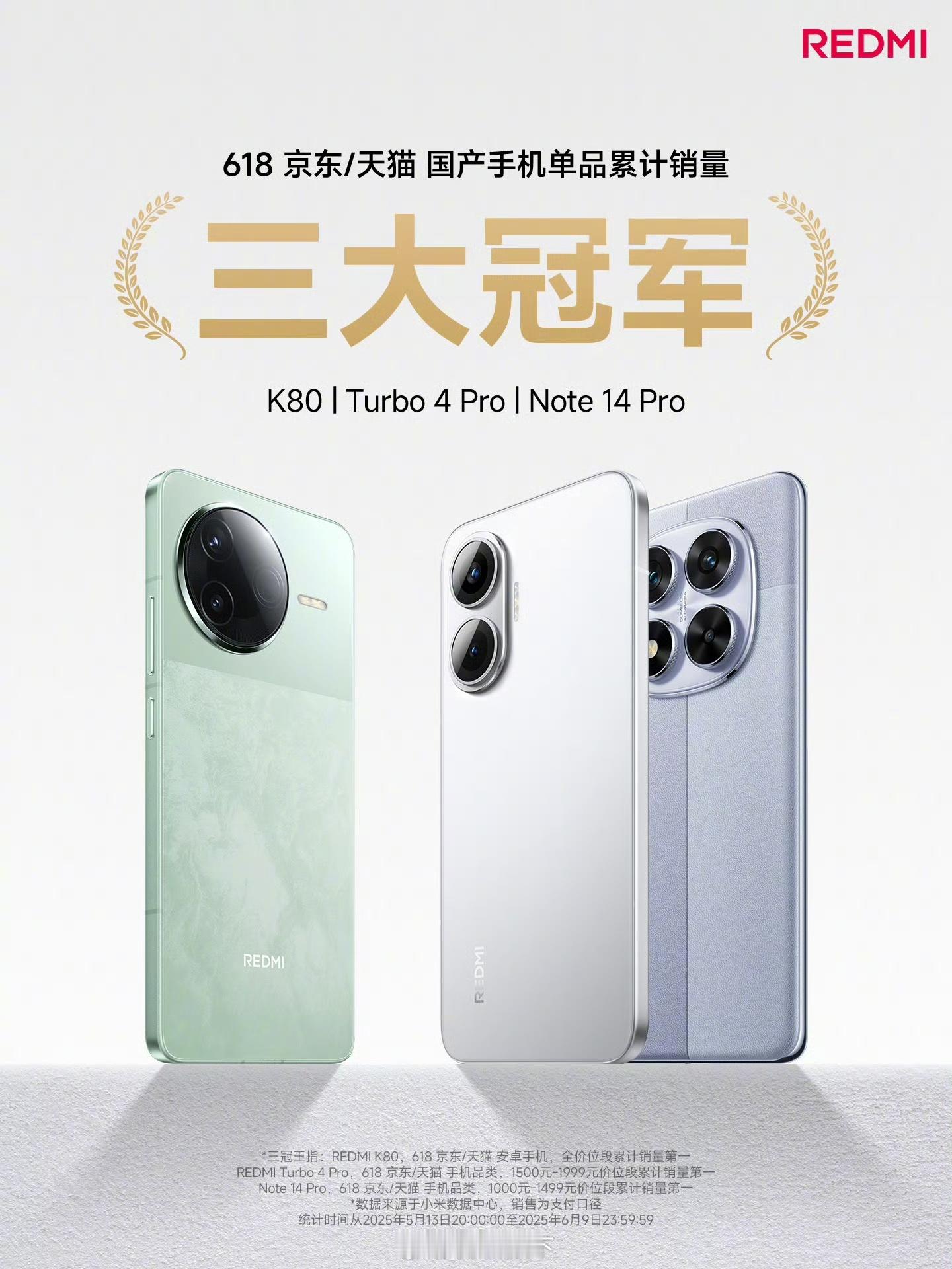 REDMI 618过分了吧……K80安卓销量冠军（全价位段累计销量第一）Turb