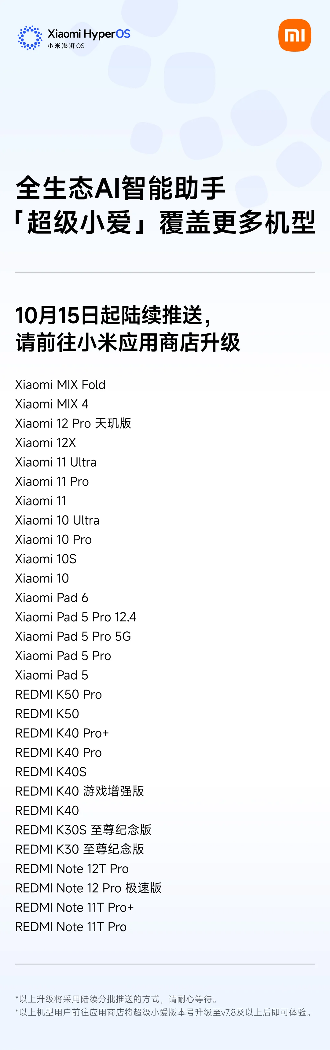 全生态AI智能助手 超级小爱覆盖更多机型