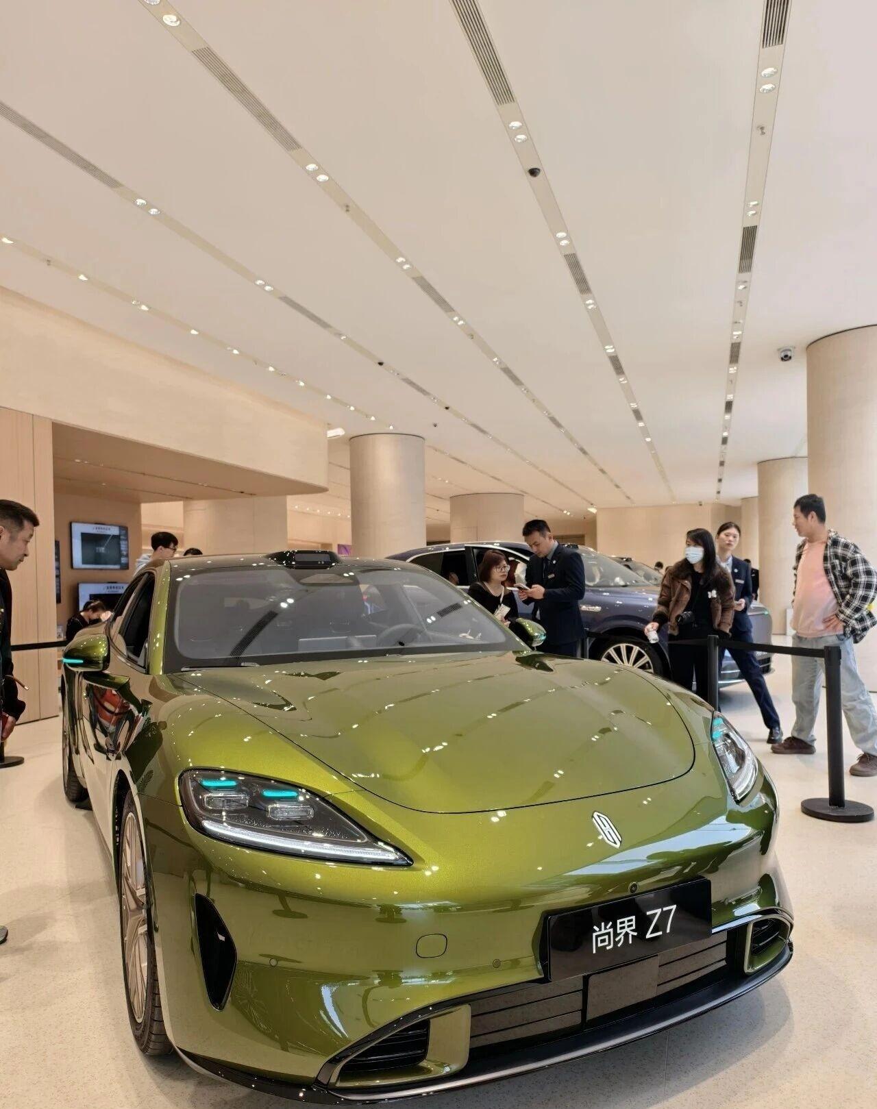 Z7实车了好的设计总是心语灵犀？看了尚界 Z7 实车，也对比了上海实拍的 Z7T