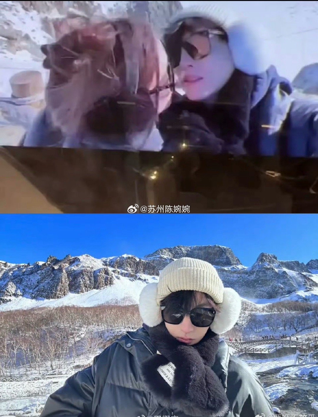 有情侣vlog，对得上田栩宁自己发的穿搭22年和九成美在一起，甚至1月还在一起，