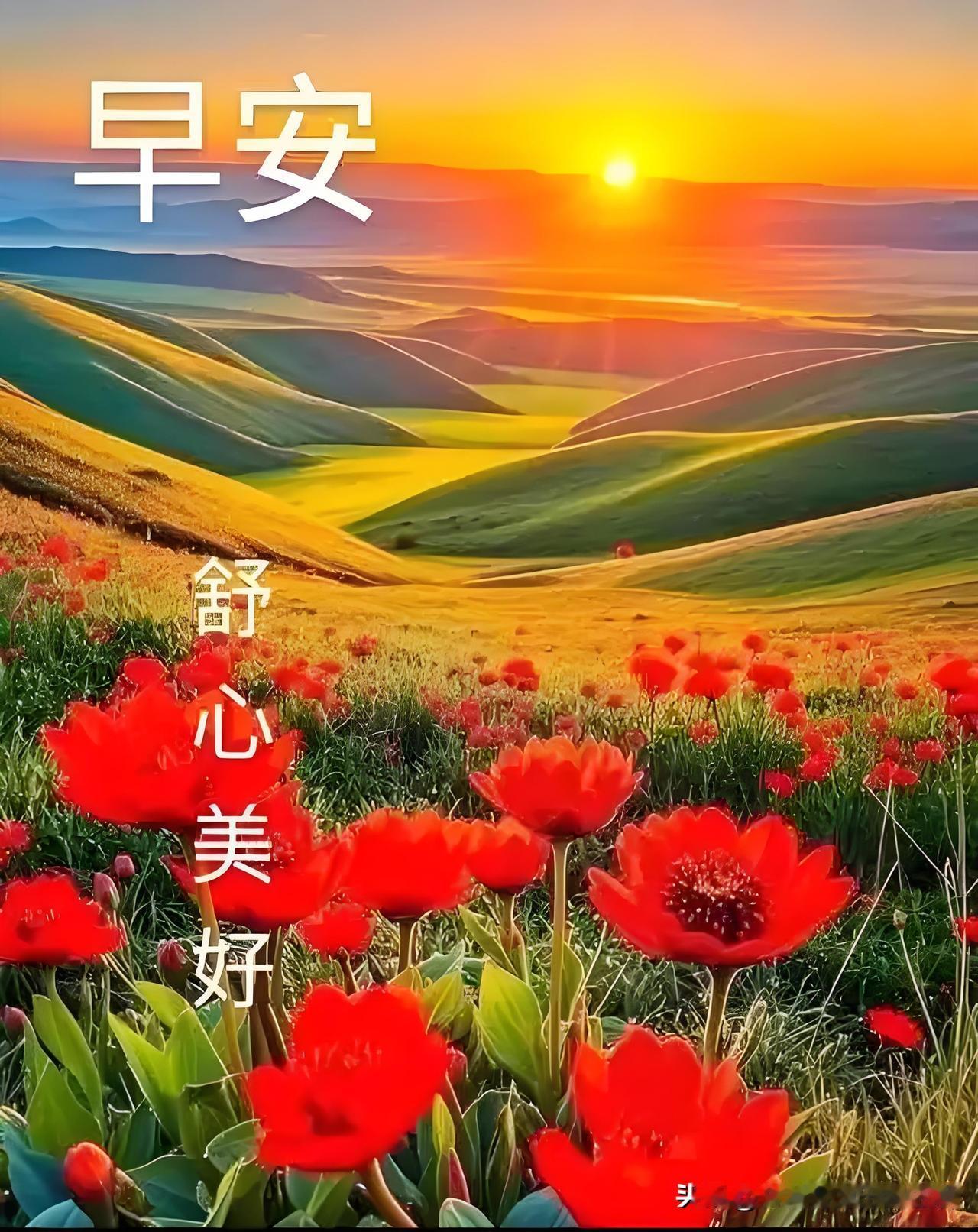 早安，舒心美好，愿你如花般绽放！🌞🌸