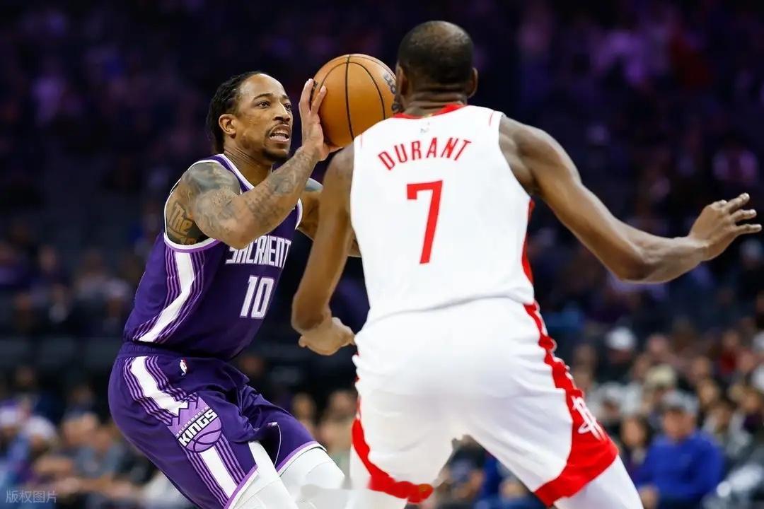 nba 大逆转！德罗赞27分施罗德准绝杀 杜兰特空砍准三双 国王加时胜火箭威少三