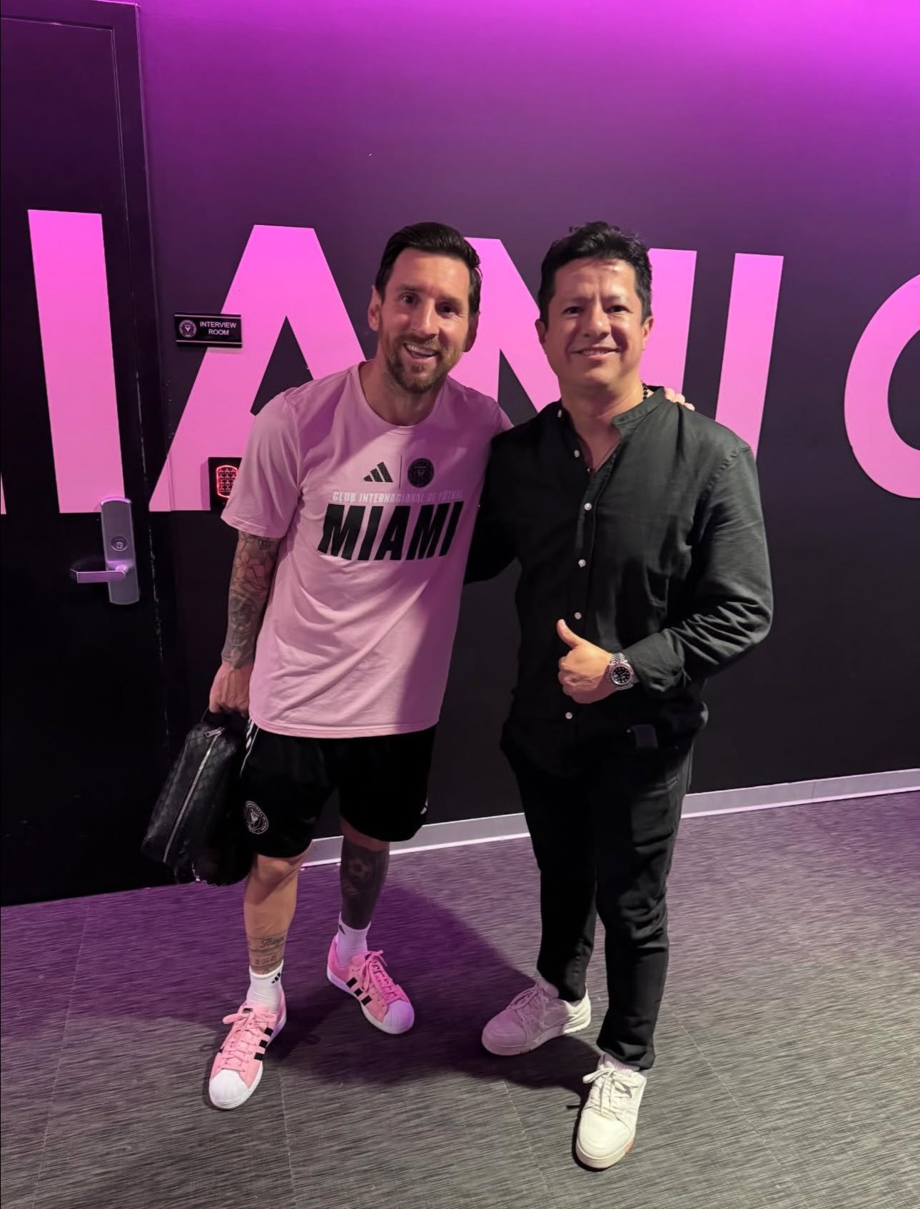 昨天的Leo🩷梅西