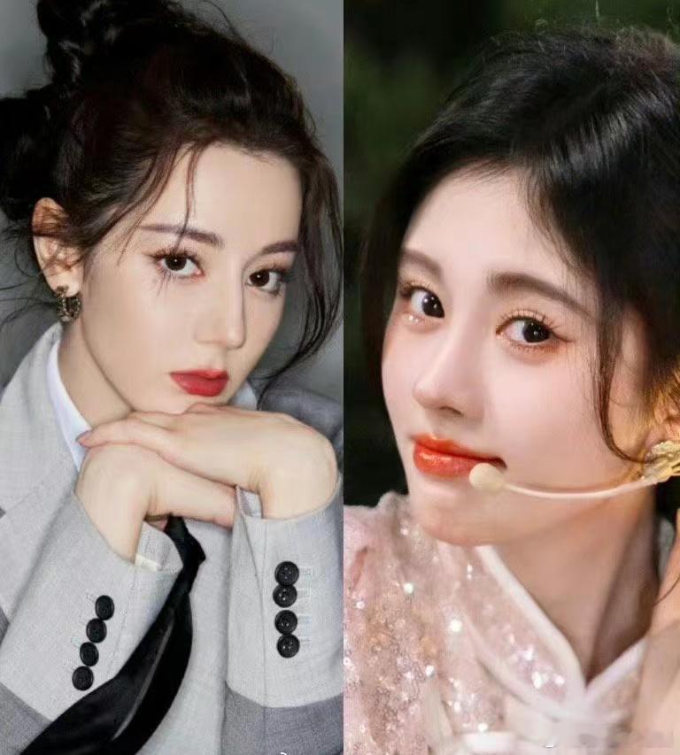 迪丽热巴现在的妆容是不是比鞠婧祎好看多了？ ​​​