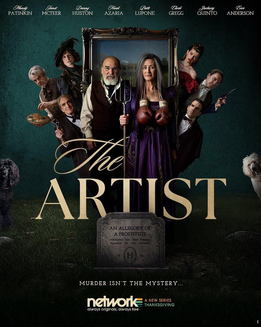 ever anderson艾尔安德森参演的年代悬疑剧《The Artist》海报