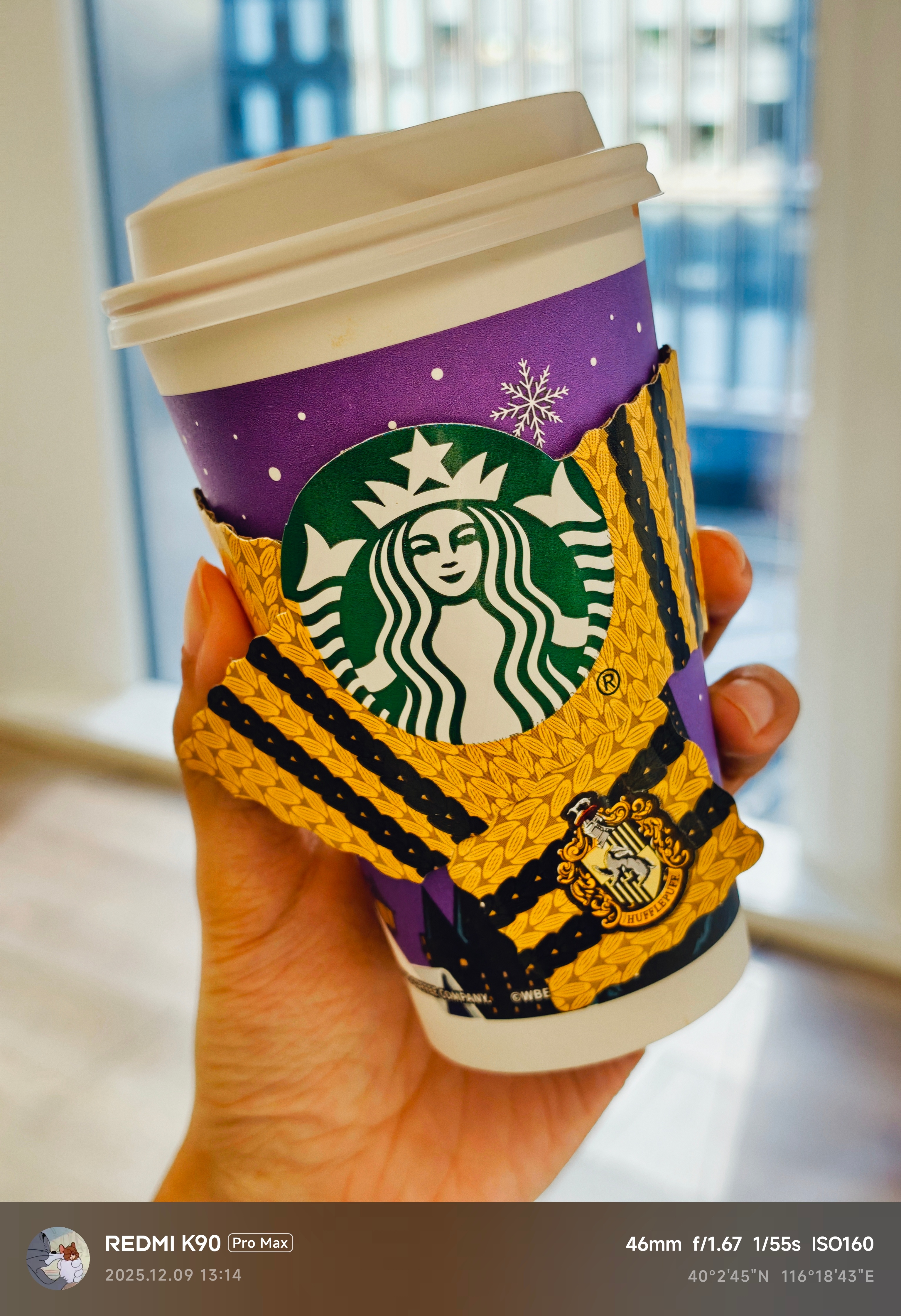 獾院喝上了，哈波联名排行中，这个给到一个人上人吧，心中的夯目前还是好利来和我RE