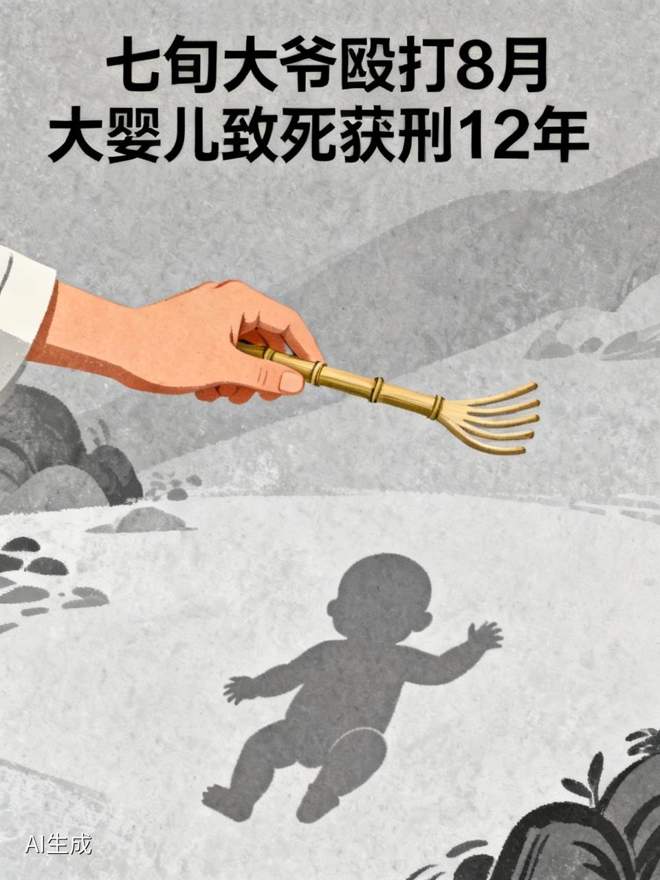 73岁的周某和女子高某交往，高某把8个月大的孩子留下就走了。周某独自照看时，因为