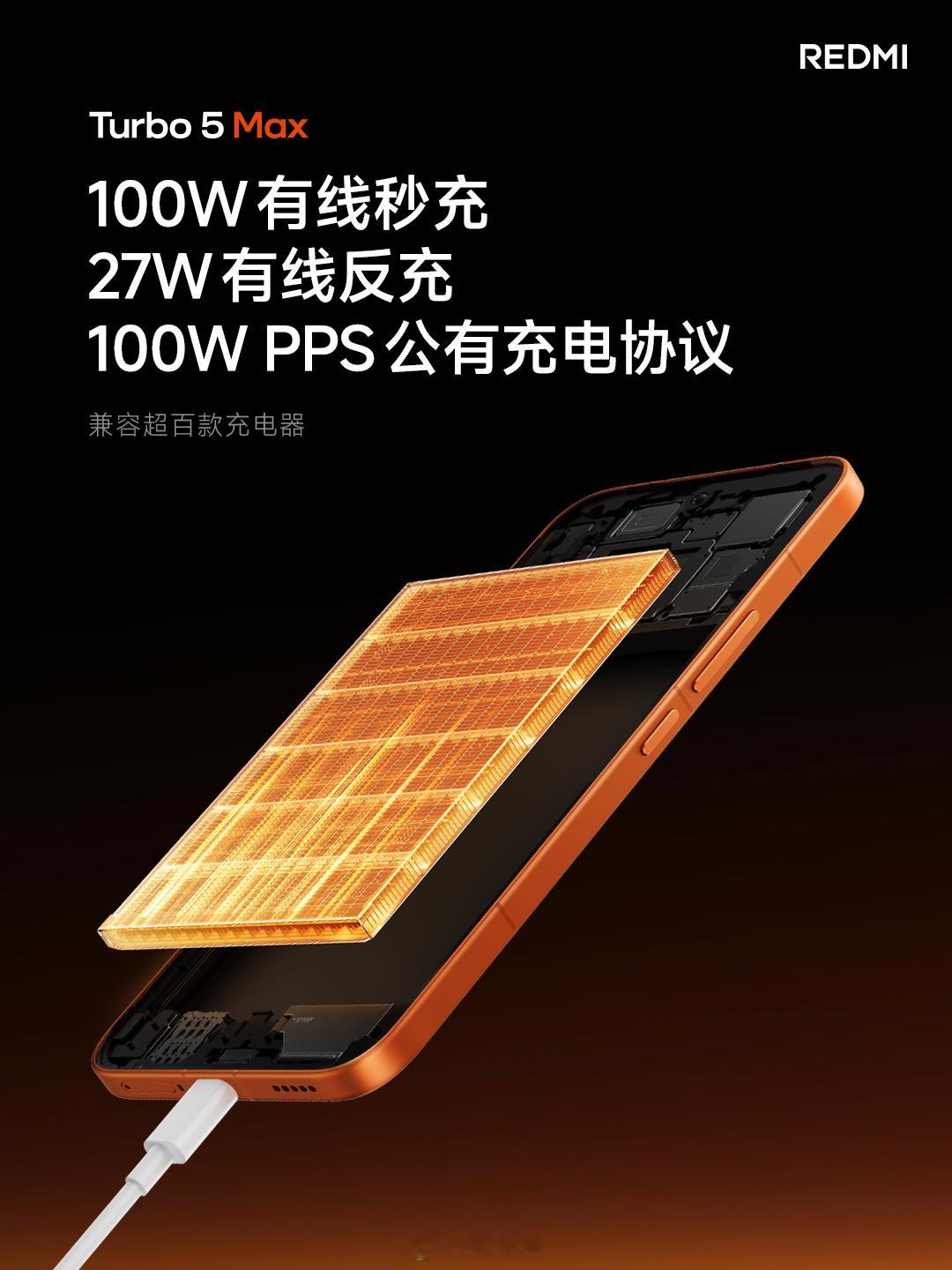 Turbo5Max续航Max，全新升级体验越阶电量 Max：9000mAh 最大