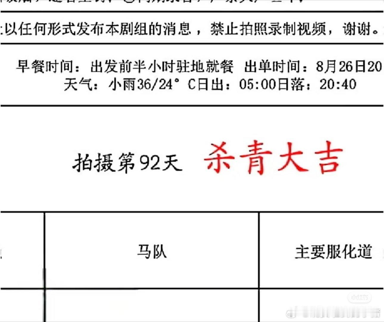 周翊然翘楚正式杀青喽，期待谢燕来[期待][期待] ​​​