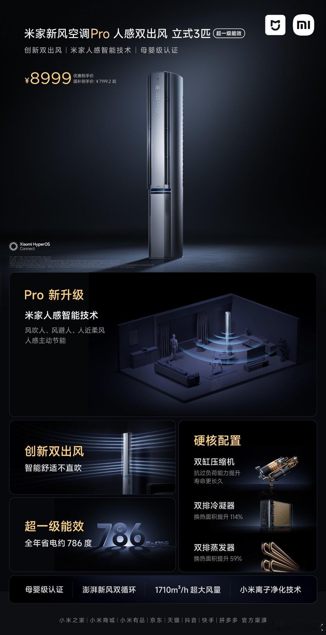 小米的家电现在真的做起来了，去年我给老家装了米家空调，家里人反馈挺好[吃瓜] ​
