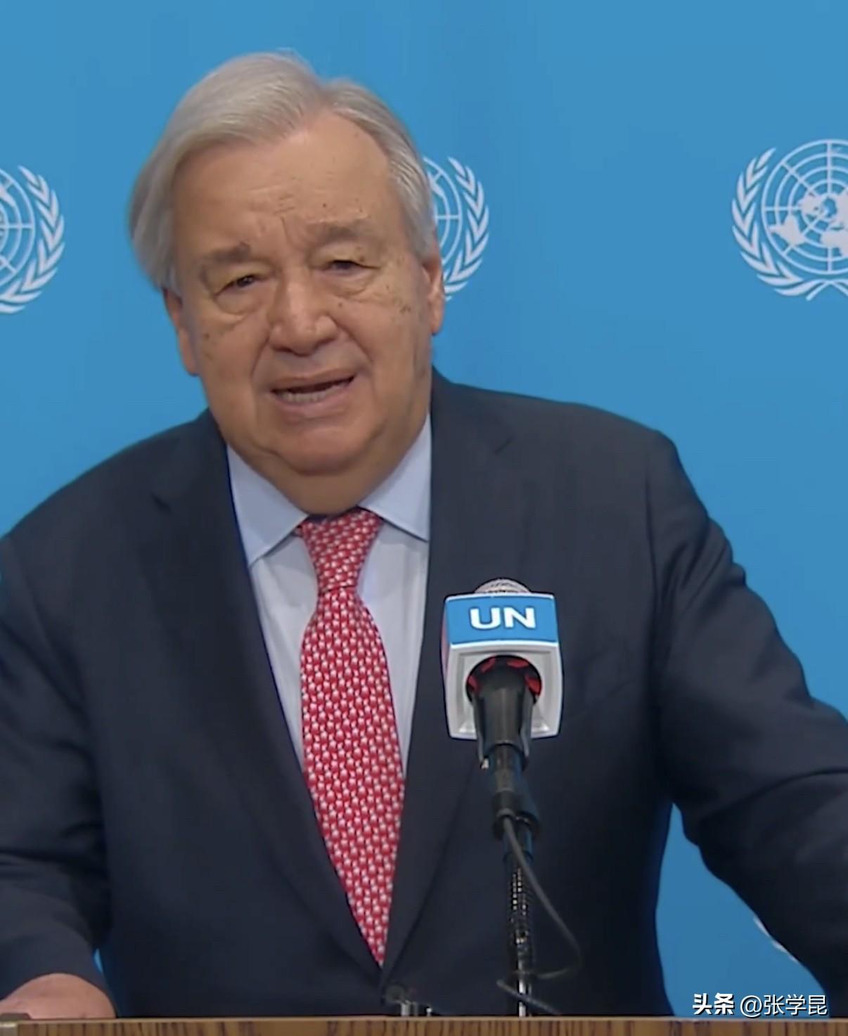 联合国秘书长古特雷斯今天发文说：“中东冲突已经发展得太过严重。

我对美国和以色