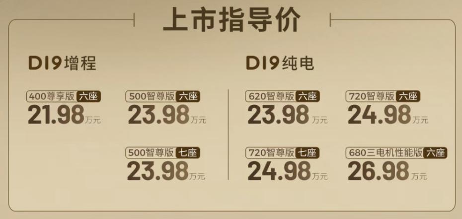 零跑D19售价21.98万起，比亚迪大唐跟不跟？
现在的舆论已经把它俩绑在一块了