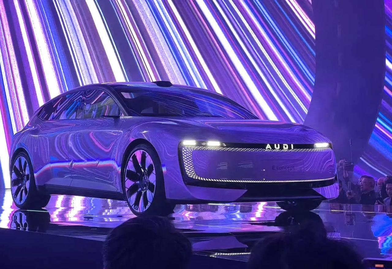 AUDI E Concept概念车，满分10分，你给这设计打几分？audi ​​