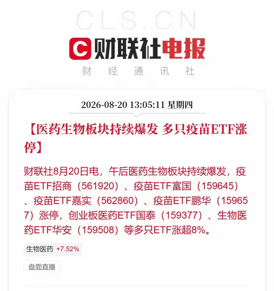集体涨停！医药板块全线大爆发，现在还能追吗？午后市场迎来大惊喜，医药生物板块直接