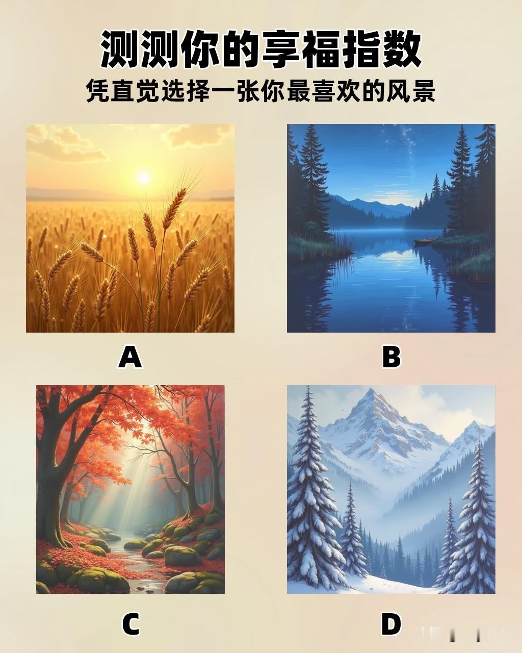 15万内大六座破局者星光L测测你的享福指数凭直觉选择一张你最喜欢的风景