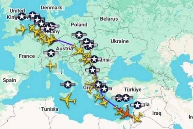 美伊以冲突幂谈天下国际局势 美国开始向中东大规模部署加油机，为打击行动做准备欧洲