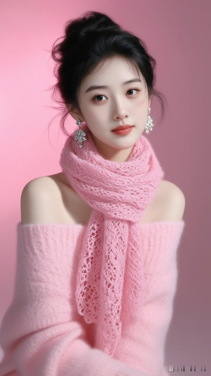 粉衣美人倚，玉簪映红妆。有哪些红裙子比较好看 粉嫩少女风，甜美可人，粉色毛衣搭配