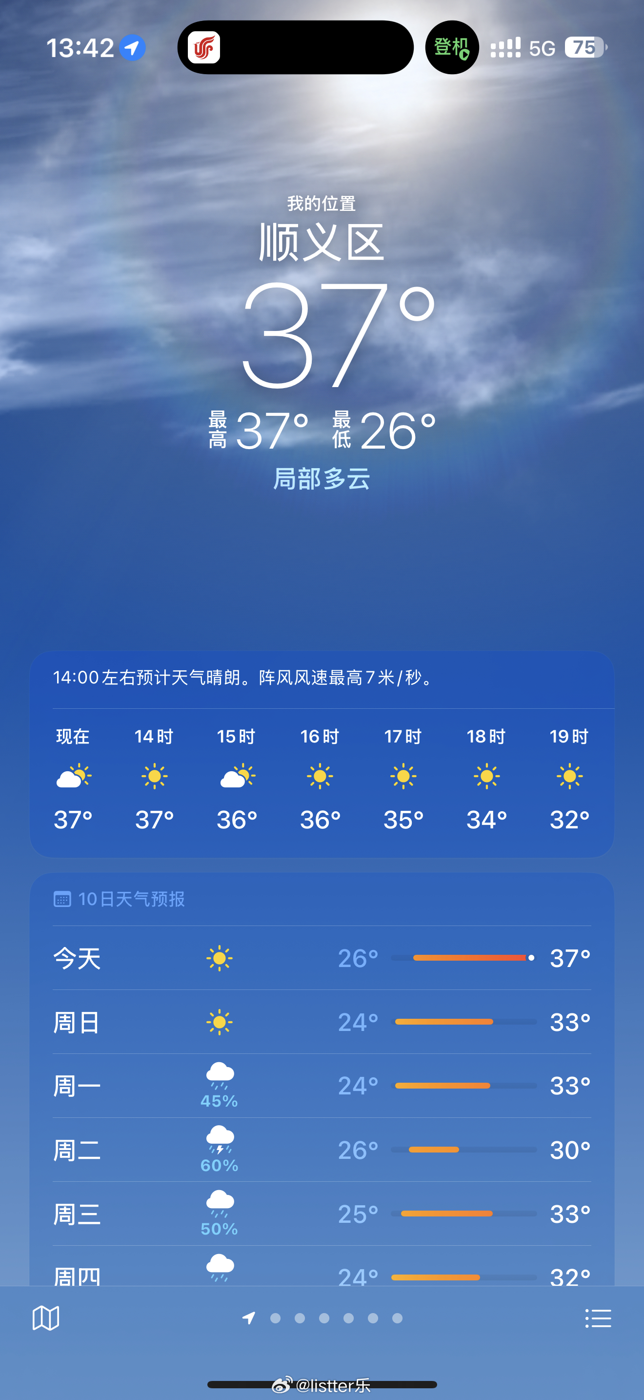 北京太热了，没想到今天出差去武汉，看了眼武汉天气，才发觉：还是北京凉快啊…武汉鸽