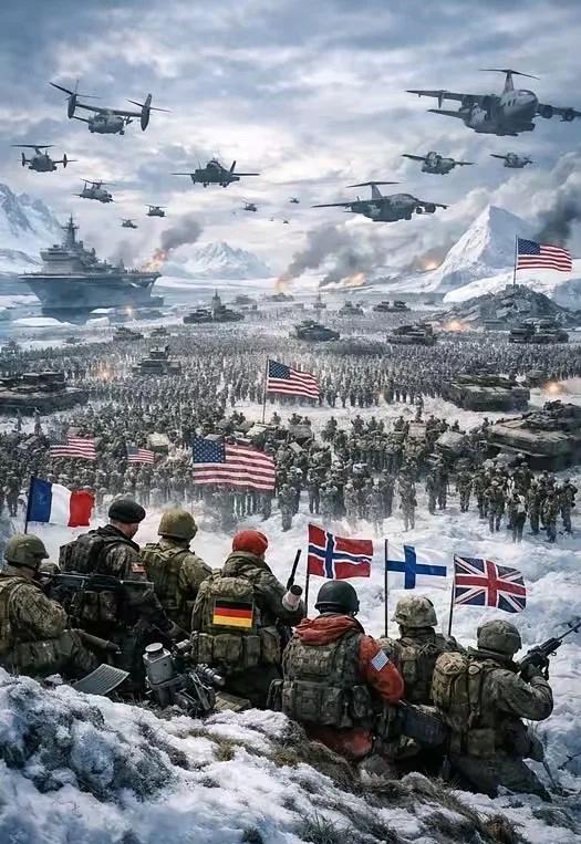 活久见。欧洲八国（个）联军，抵抗美国入侵格陵兰！

当地时间1月18日，央视新闻