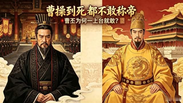 同样是曹家夺权，曹操不称帝、曹丕直接登基，二者性质根本不一样