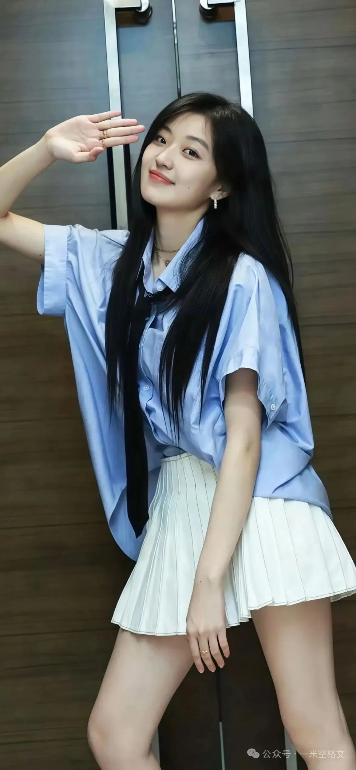 孙千 校园风，大长腿！