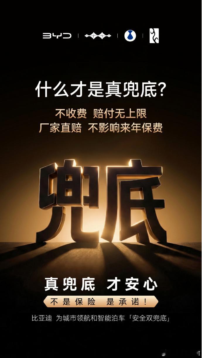 现在各厂都在追“智驾兜底”，但每一家方式都不一样目前市场保障机制分化明显。诸如鸿