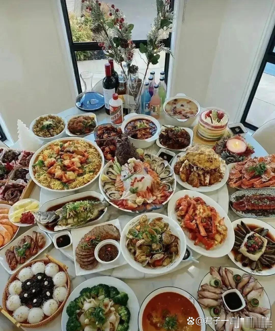 哪一桌是北方菜，哪一桌是南方菜 