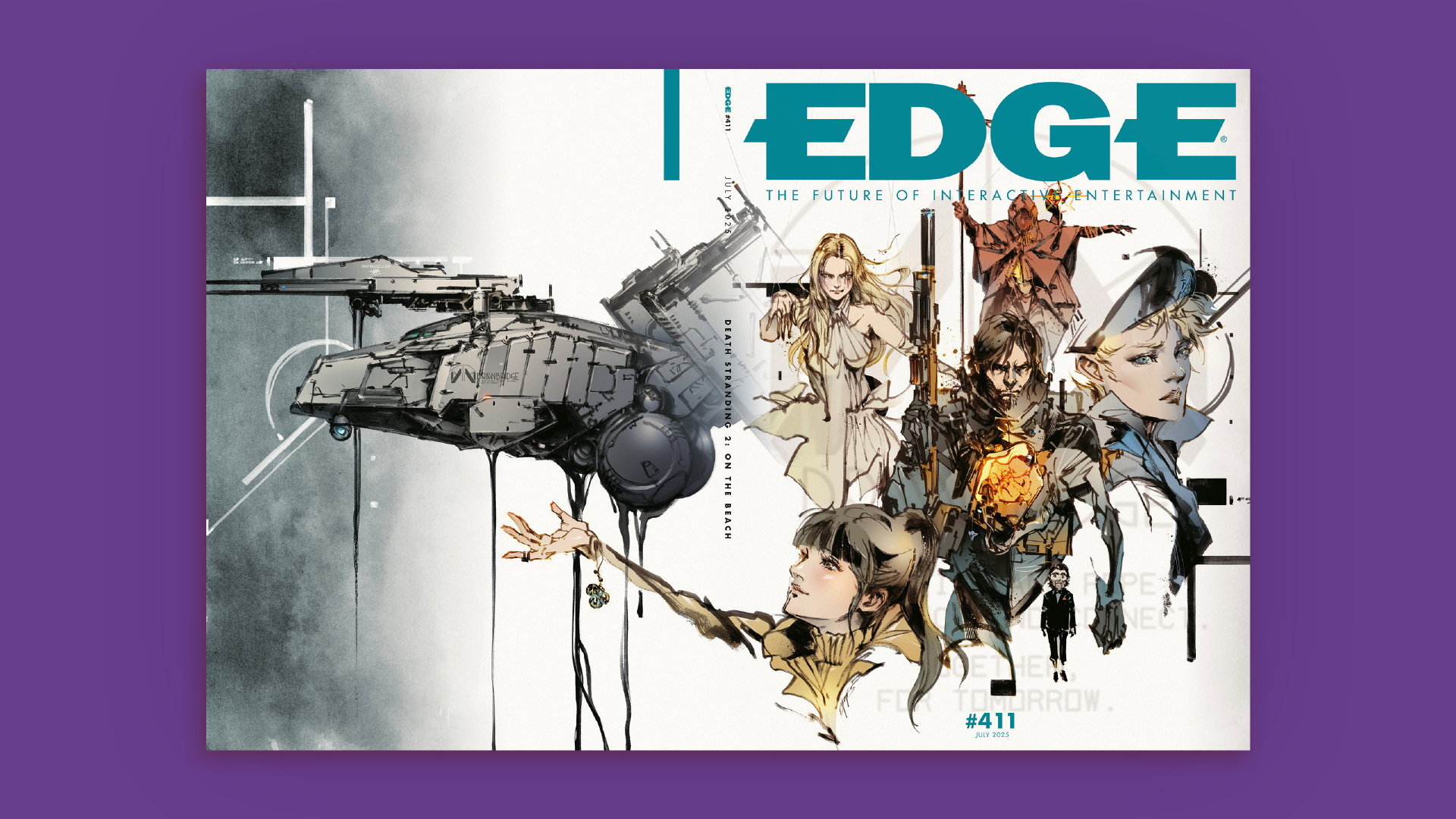 【你真的我哭死】最新一期《EDGE》杂志近日发售，为小岛工作室专题，小岛秀夫接受