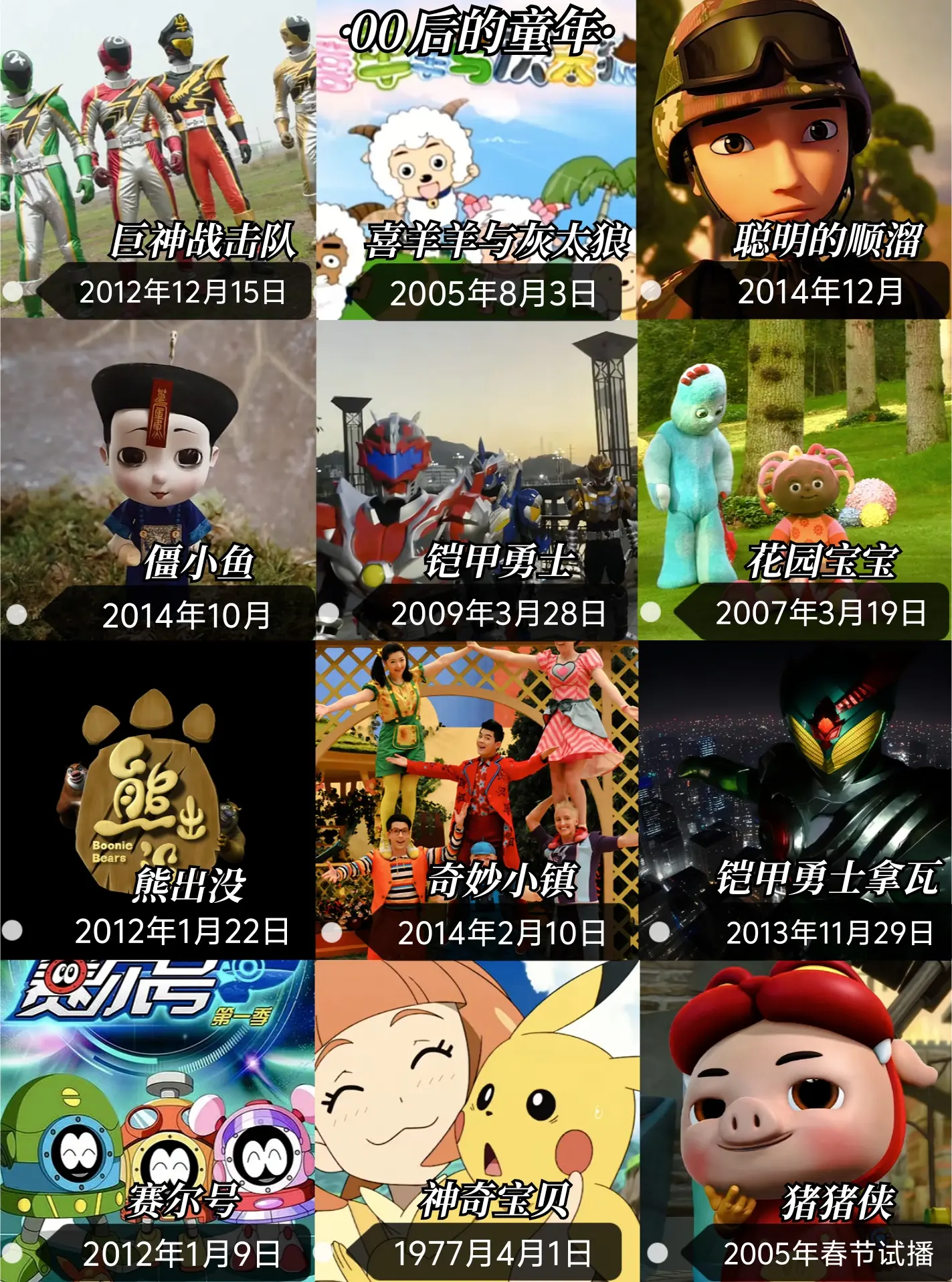 看过的这些的你们现在都多少岁了。