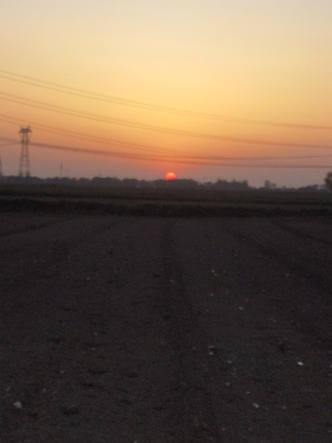 分享一张你相册里晚霞的照片日落夕阳美景 晚霞梦幻写真 晚霞田间照