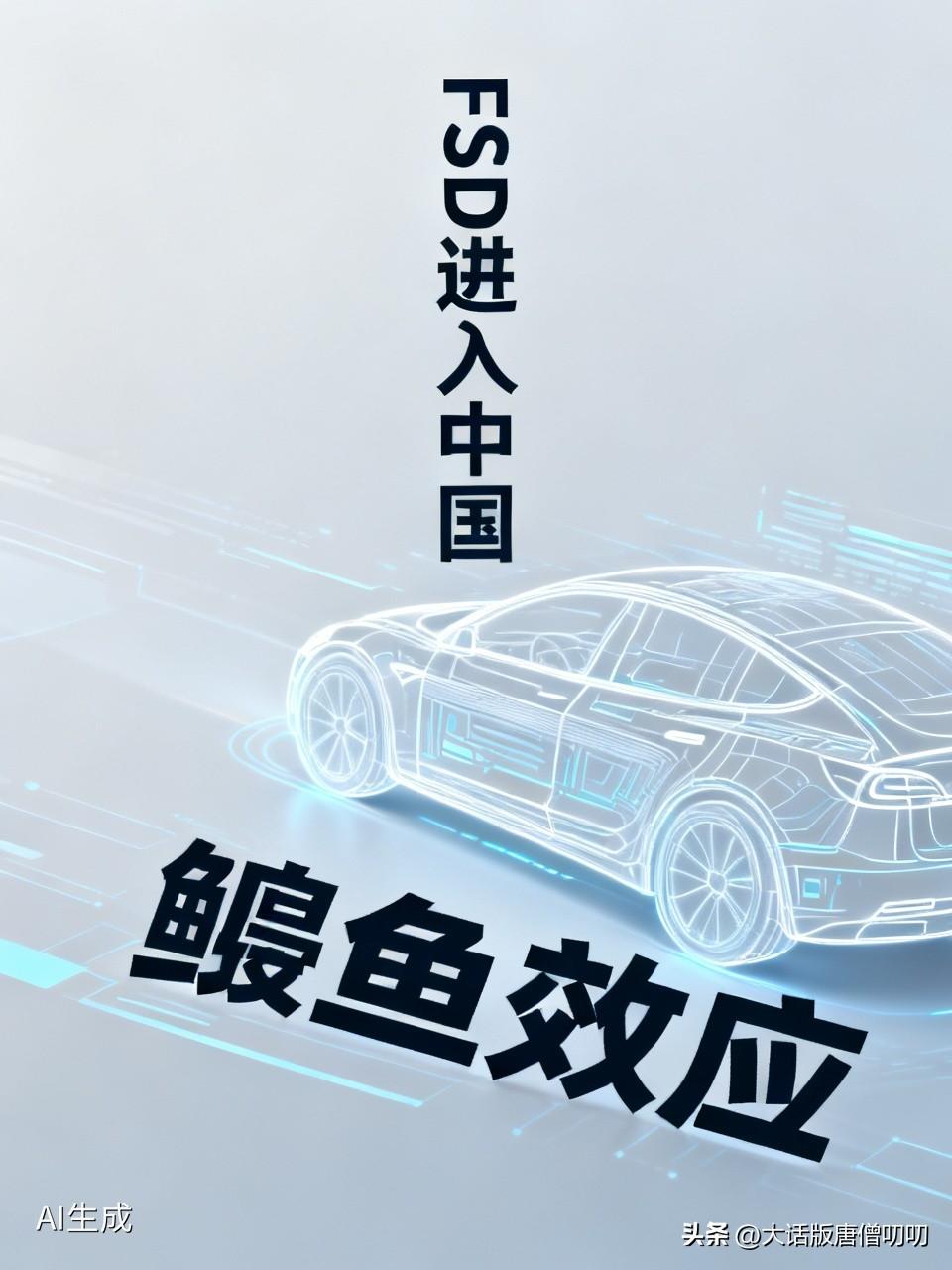 特斯拉监督版FSD官宣登陆中国FSD进入中国，又是一个鲶鱼效应吗？希望可以提高一