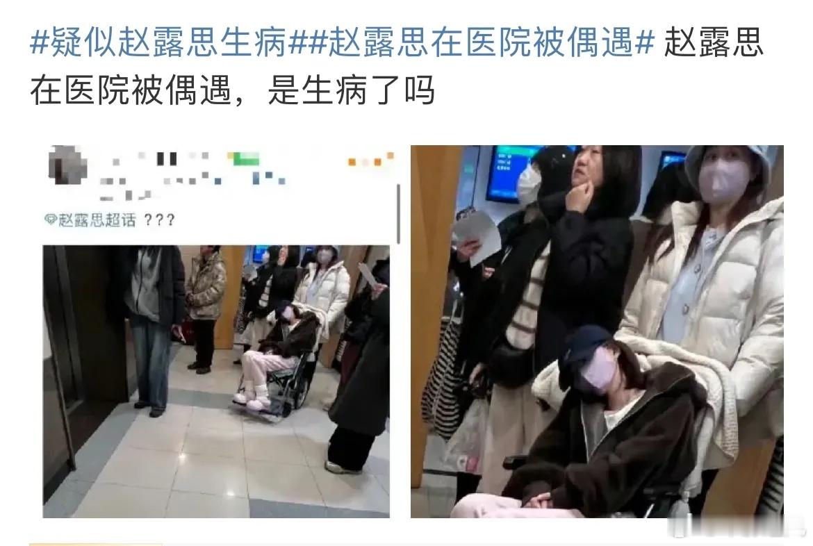 赵露思坐轮椅 赵露思被拍到坐轮椅去医院，体重仅70多斤，因节食导致抵抗力下降。她