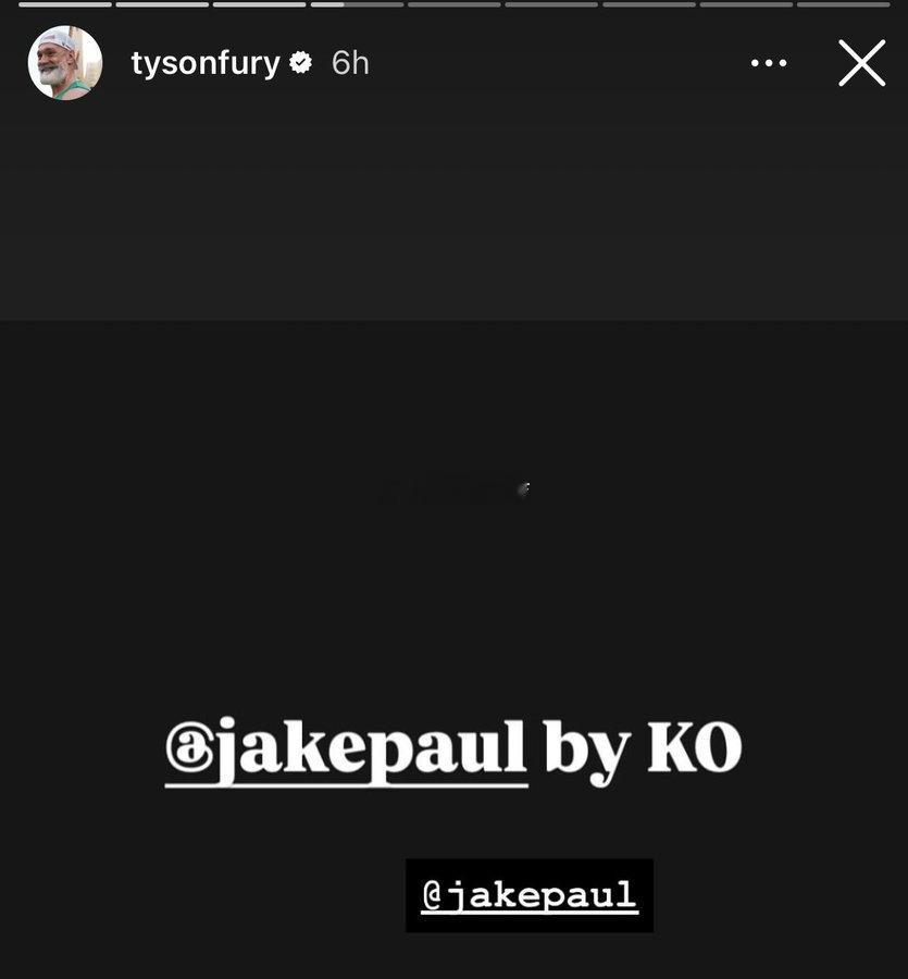 泰森·富里Tyson Fury力挺杰克·保罗Jake Paul KO 安东尼·约