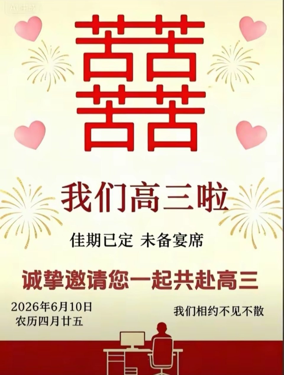 该上高三了