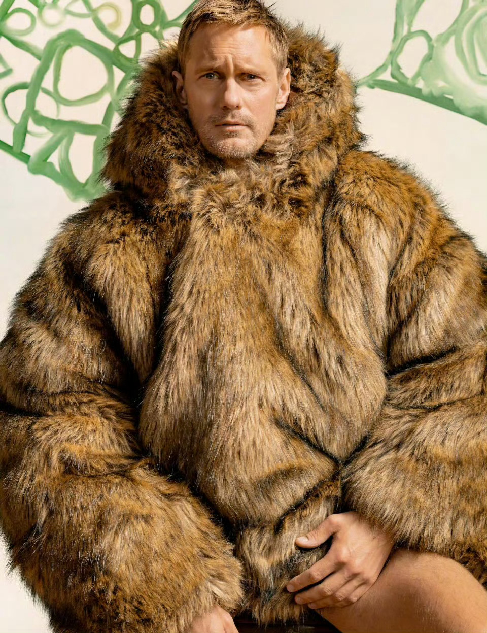 DUST 杂志2025秋冬刊封面大片“E大” Alexander Skarsgå