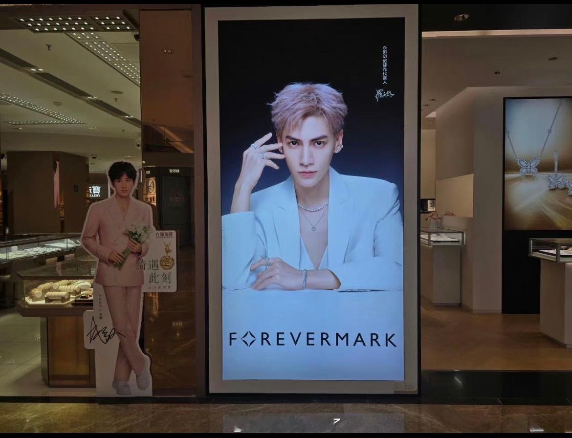 Forevermark永恒印记臻雅代言人罗云熙罗云熙过于美貌了，清冷矜贵感扑面而