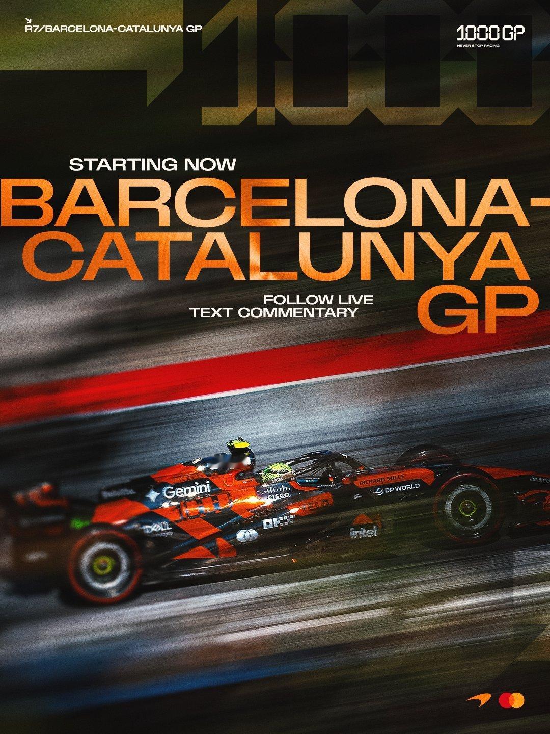 比赛开始！Come on！McLaren｜2026F1巴塞罗那大奖赛 🇪🇸 