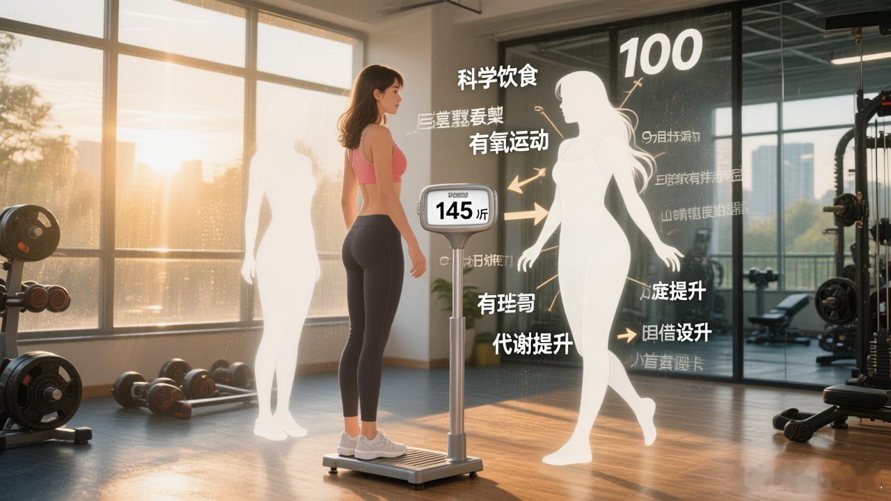 Deepseek分析145斤怎么瘦到100斤【别再饿肚子了！4个月从145斤稳降