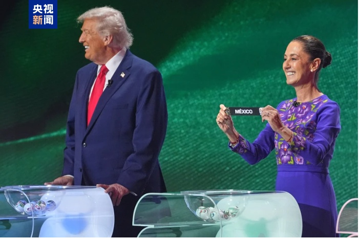 特朗普首次会见辛鲍姆，探讨美加墨世界杯及关税问题