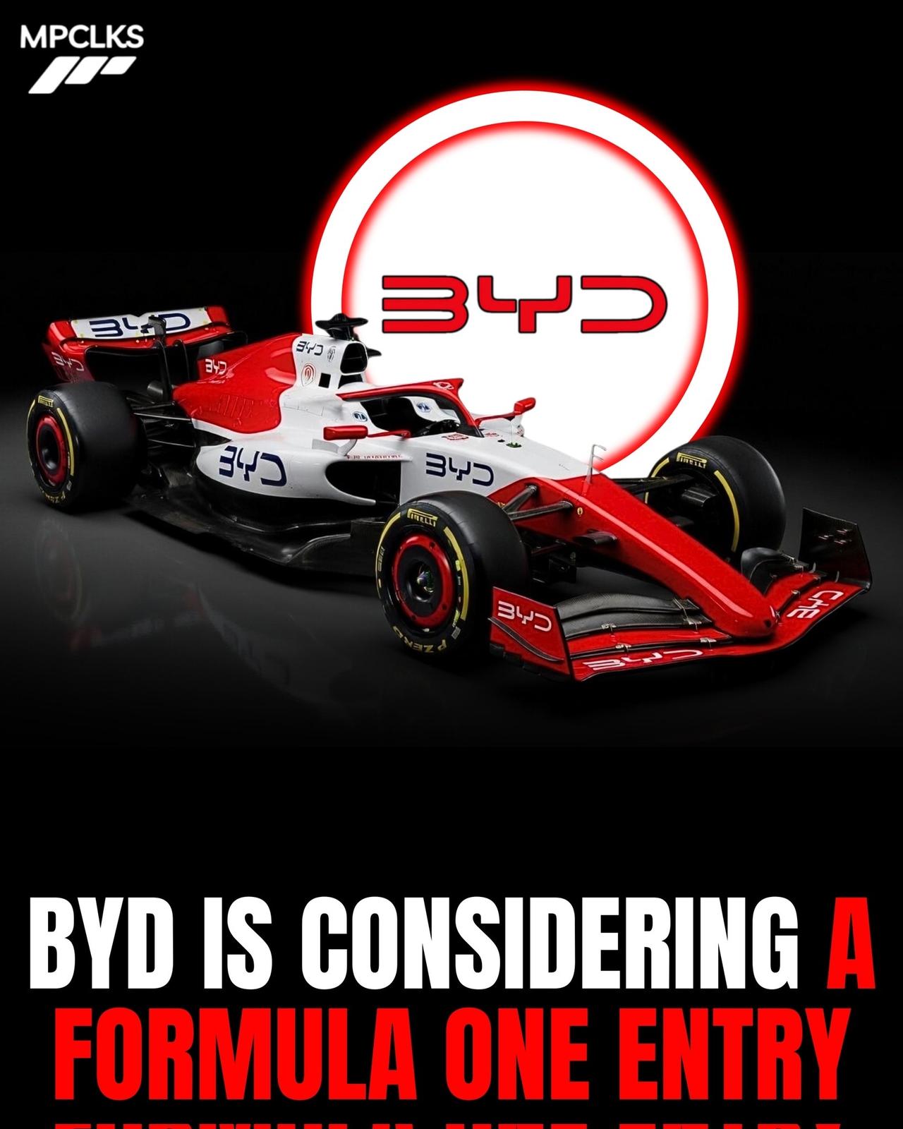 比亚迪正在考虑进军F1或是WEC的方案。也许未来比亚迪可能会成为F1的第12支车