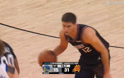 18分分差！第一节结束，勇士15-33落后太阳！勇士vs太阳