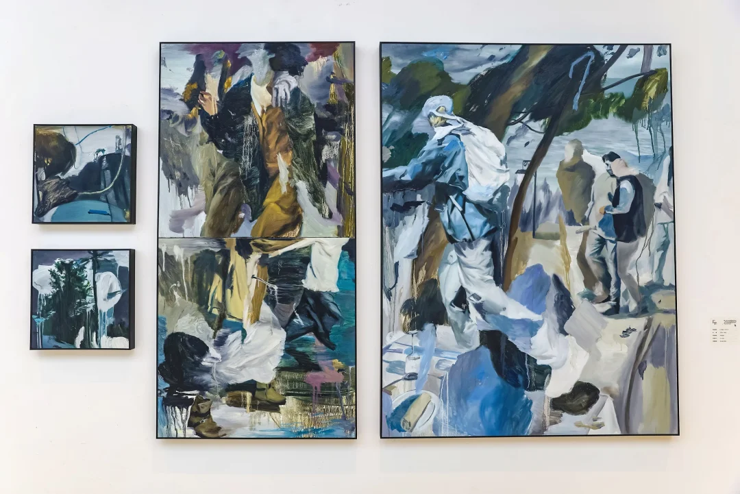 多彩画作展现艺术魅力