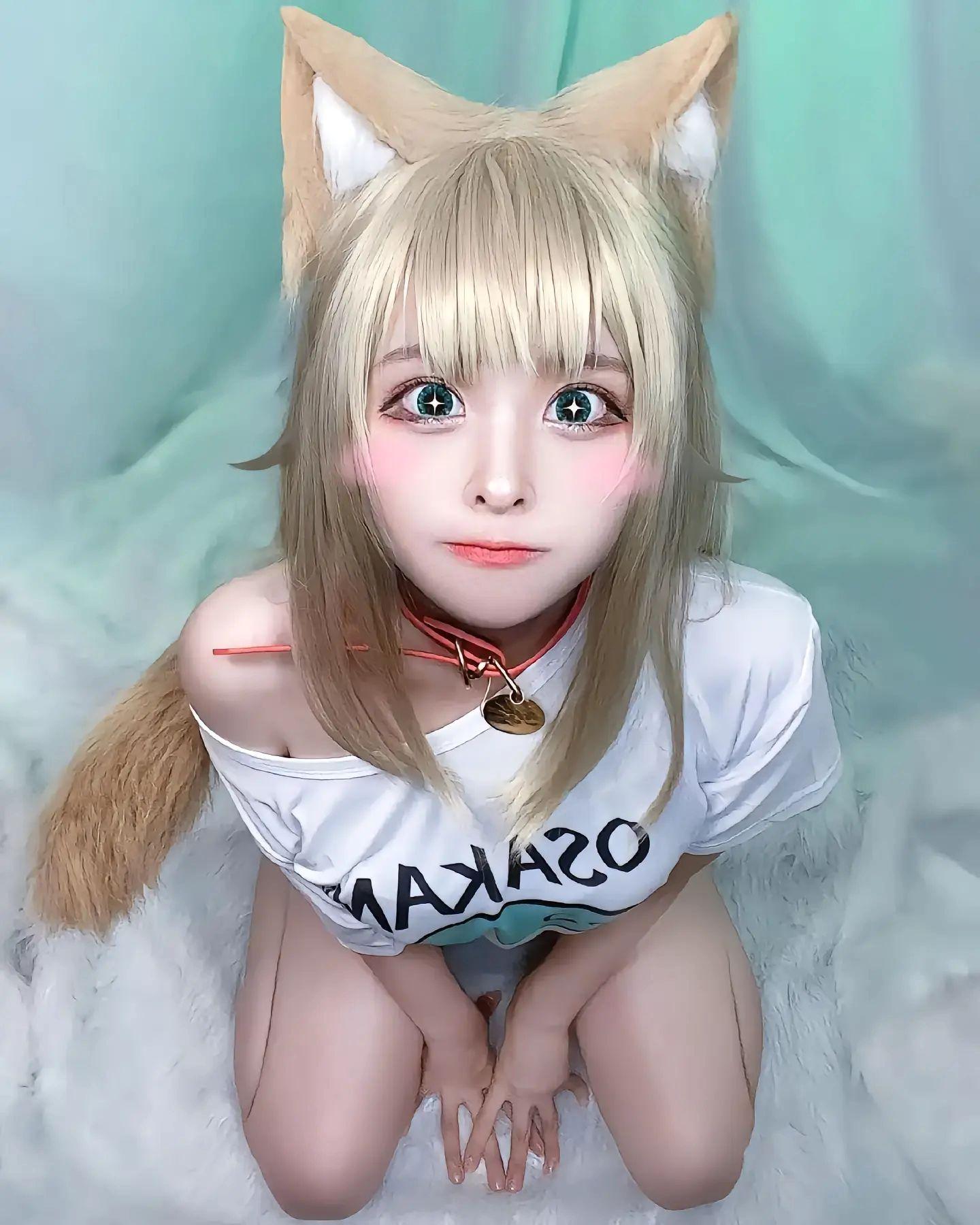 甜妹 cos 萌妹 萝莉