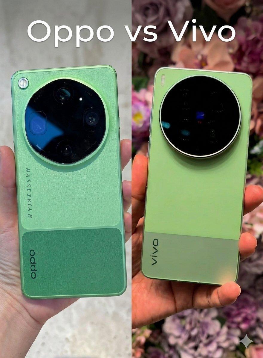 OPPO Find X9 Ultra 和 Vivo X300 Ultra，都是绿