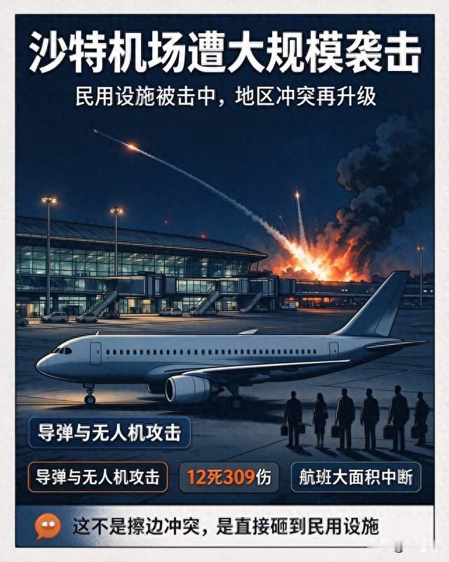 沙特机场遭大规模袭击 | 俄乌达成能源停火 | 巴拿马强震