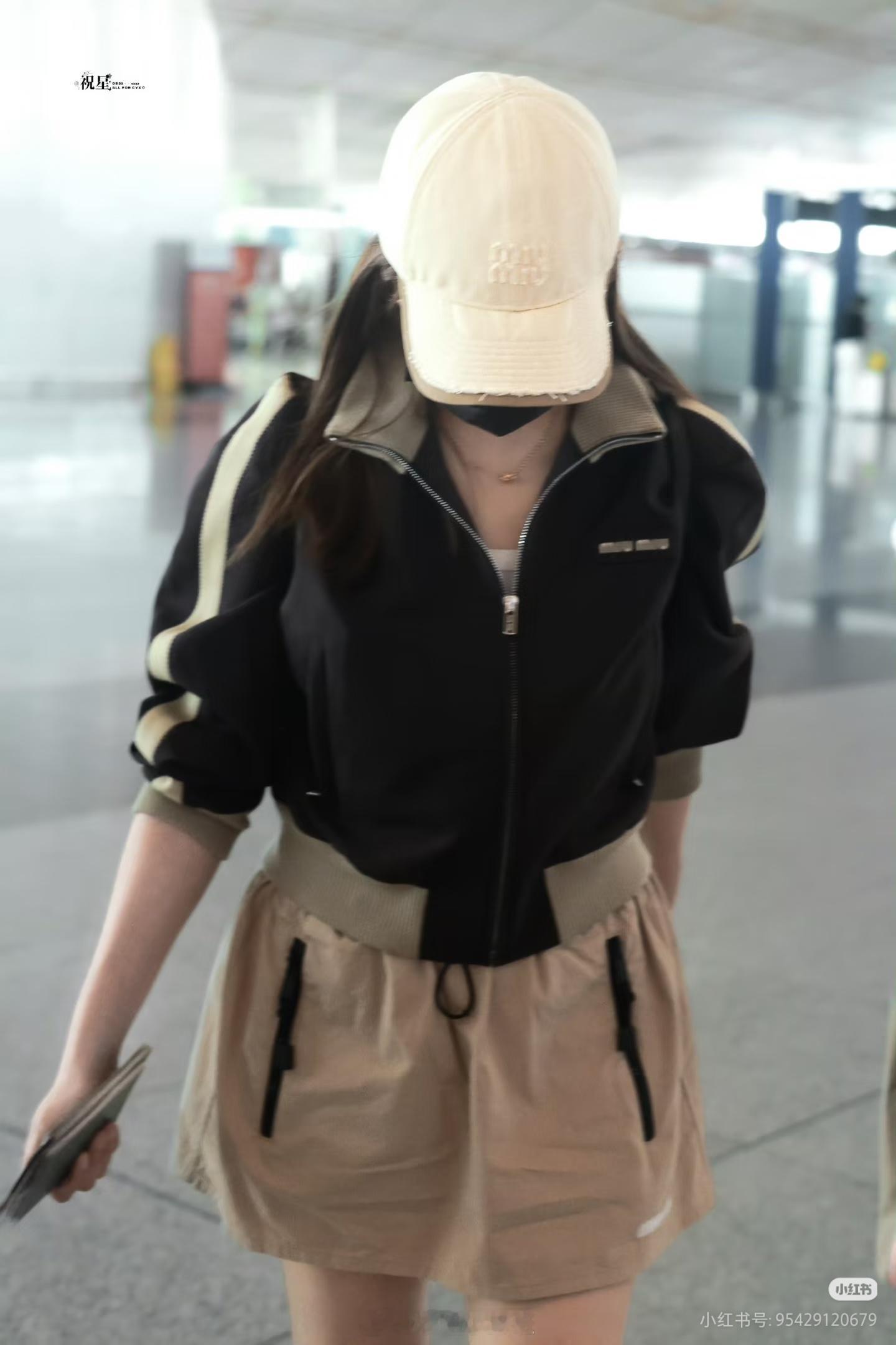 0805陈妍希出发泰国路透陈妍希